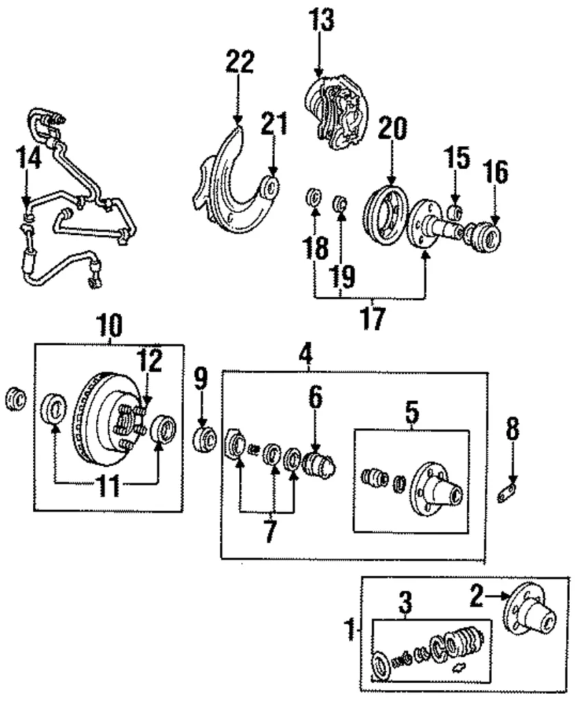 Hub Assembly - Mazda (ZZL0-33-20X)