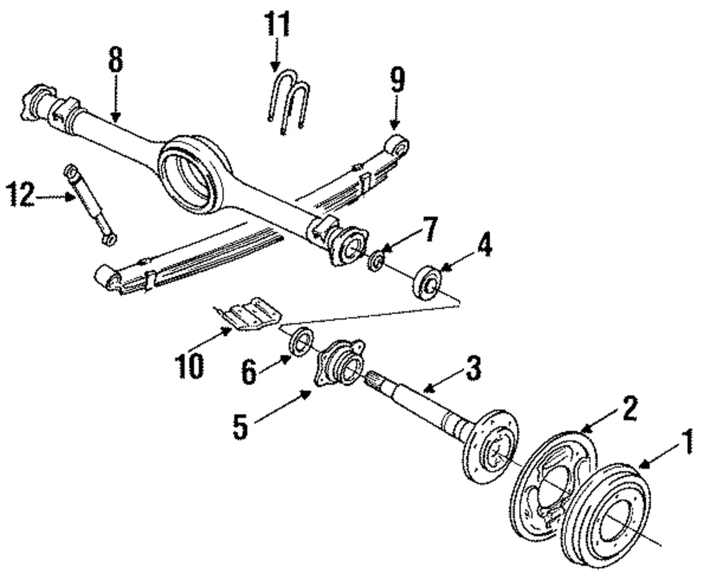 Spring U-Bolt - Mazda (UC86-28-161)