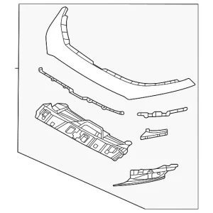 Grille Radiator Upp - Mazda (DGH9-50-7E0D-2M)