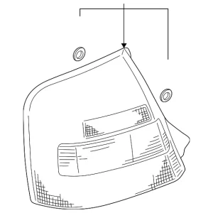 Lens & Housing - Mazda (BJ0E-51-170B)