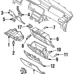 Hinge - Mazda (GA7B-64-072B)