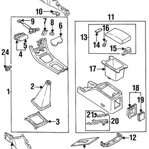 Side Trim Panel - Mazda (GD1E-64-231-29)