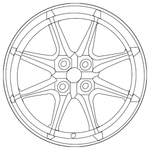 Wheel, Alloy - Mazda (9965-E2-7070)