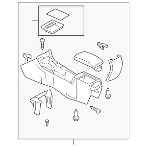 Console Assembly - Mazda (GS3M-64-420K-02)