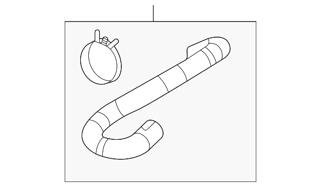 Water Hose - Mazda (PX28-15-71YA)
