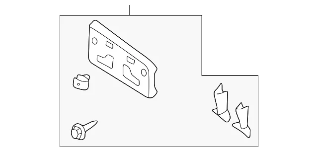 License Bracket - Mazda (TA01-50-170A)