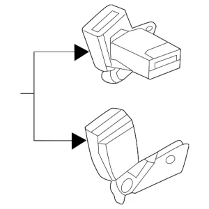 Buckle - Mazda (BCYA-57-720)