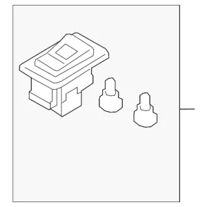 Seat Heat Switch - Mazda (CD83-66-420-02)