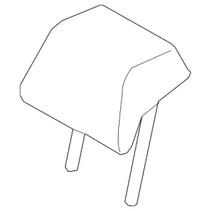 Headrest, Center - Mazda (D10B-88-340-05)