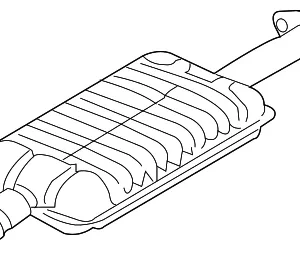 Muffler - Mazda (L364-40-100A)