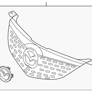 Grille Assembly - Mazda (BN8V-50-710C)