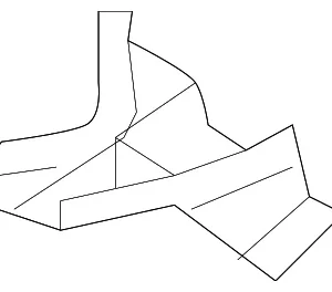 Rear Rail - Mazda (F151-53-391)
