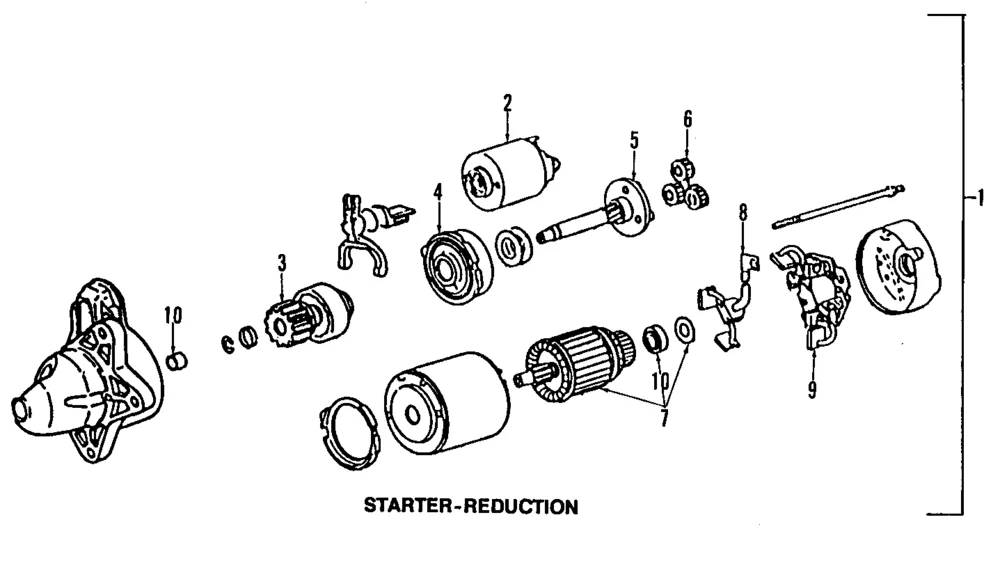 Starter - Mazda (BPE9-18-400R)