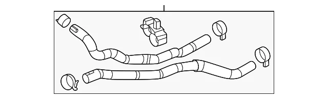 Water Inlet Hose - Mazda (PX28-15-7KZ)