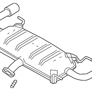 Rear Muffler - Mazda (PY8D-40-100B)