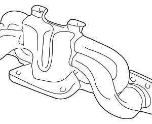 Exhaust Manifold - Mazda (YF09-13-450)