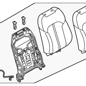 Seat Back Assembly - Mazda (KGNF-88-130-02)