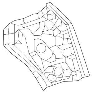 Corner Reinforced - Mazda (DN4E-70-481A)
