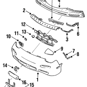 Bumper Cover - Mazda (FDY1-50-031)