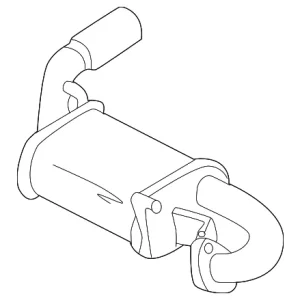 Exhaust Muffler - Mazda (BPM8-40-100G)