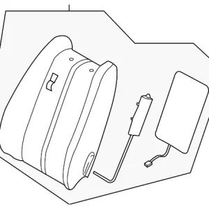 Seat Back Assembly - Mazda (TE69-88-180-34)