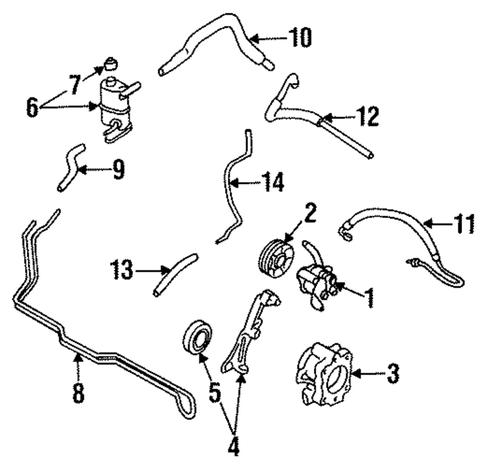Power Steering Pump Pulley - Mazda (E018-32-620)