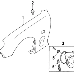 Vent Assembly Gasket - Mazda (FD01-50-912)