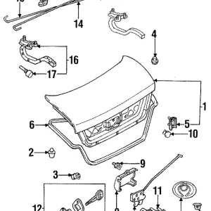 Ornament - Mazda (B01W-51-740)