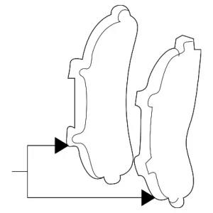 Disc Brake Pad Set - Mazda (ZZR0-49-280)