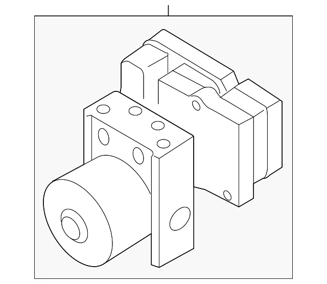 ABS Control Unit - Mazda (C3Y7-43-7AZA)