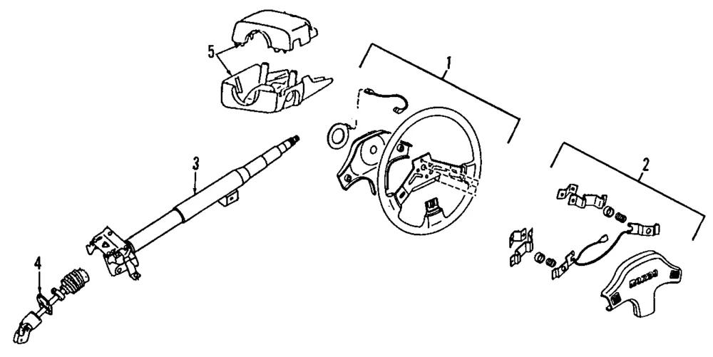 Steering Wheel - Mazda (EA01-34-011D)