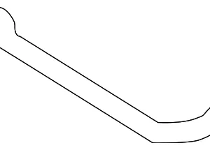 Upper Hose - Mazda (AJ55-15-183C)
