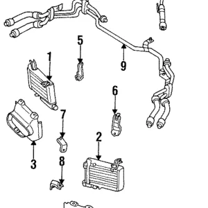 Cooling Duct - Mazda (N3B2-14-708)
