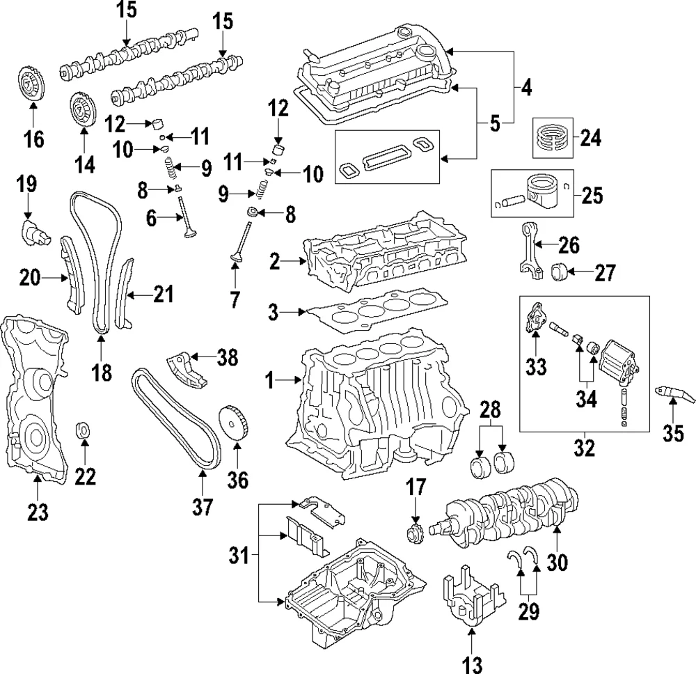 Crankshaft - Mazda (L591-11-300)