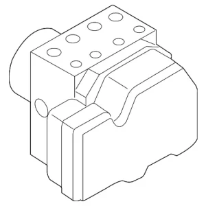 ABS Control Unit - Mazda (TD11-43-7A0C)