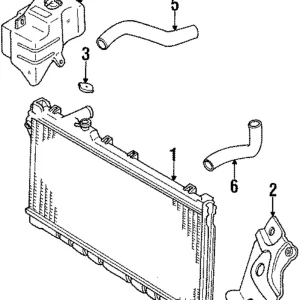 Radiator Bracket - Mazda (B61P-15-240A)