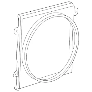 Fan Shroud - Mazda (ZZP2-15-210A)
