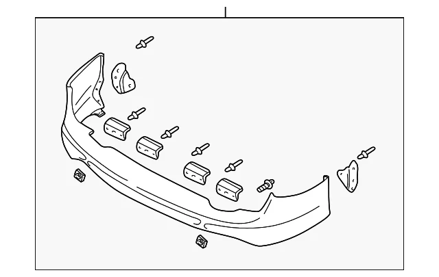 Spoiler Assembly - Mazda (L093-51-9K0B-25)