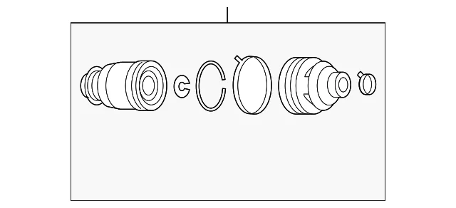 Inner Joint Assembly - Mazda (GD81-22-620)