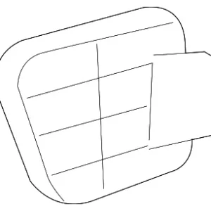 Lower Trim Hole Cover - Mazda (BBN9-68-967C)
