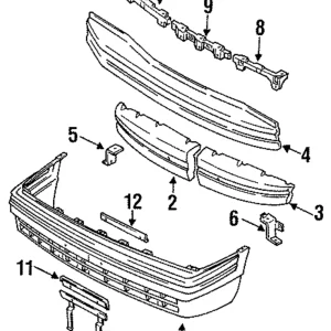 License Bracket Retainer - Mazda (GJ21-50-183)