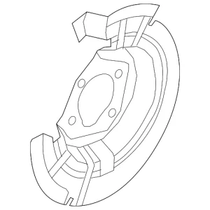 Splash Shield - Mazda (D24P-26-261)