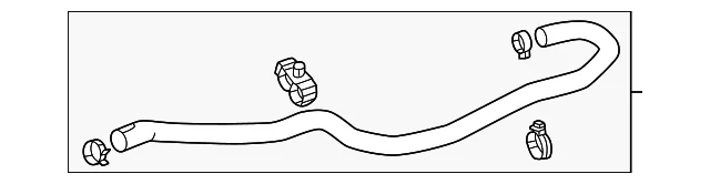 Water Inlet Hose - Mazda (T301-15-7BX)