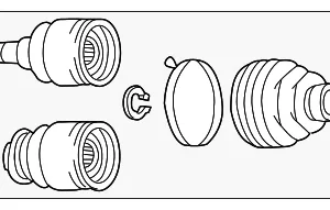 Inner Cv Joint - Mazda (FA81-22-520)