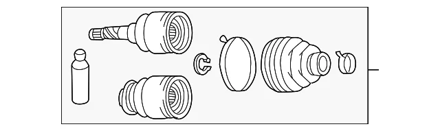 Inner Cv Joint - Mazda (FD80-22-520)