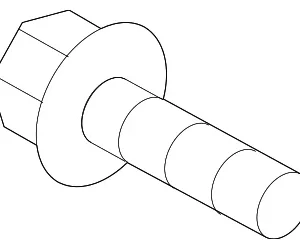 Disc Brake Caliper Pin Bolt - Mazda (GML8-26-048)