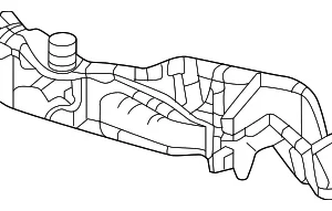 Heater Duct - Mazda (KR9P-61-15X)