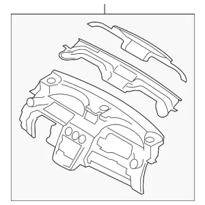 Instrument Panel - Mazda (EG21-60-400F-02)