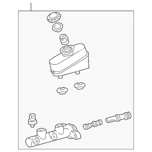 Master Cylinder - Mazda (1F60-43-990A)