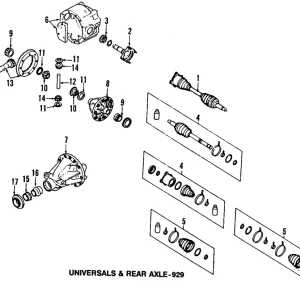 Axle Assembly - Mazda (M062-25-500A)